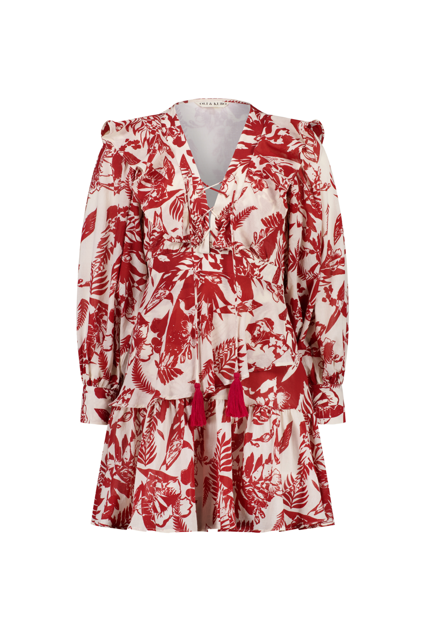 womens holiday dress rust oatmeal print