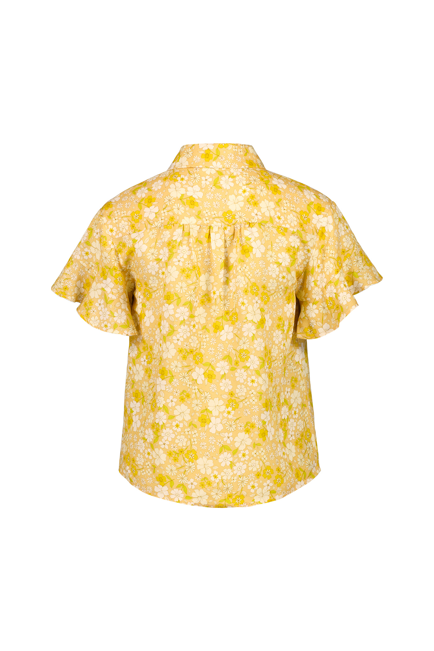printed shirt matching set orange