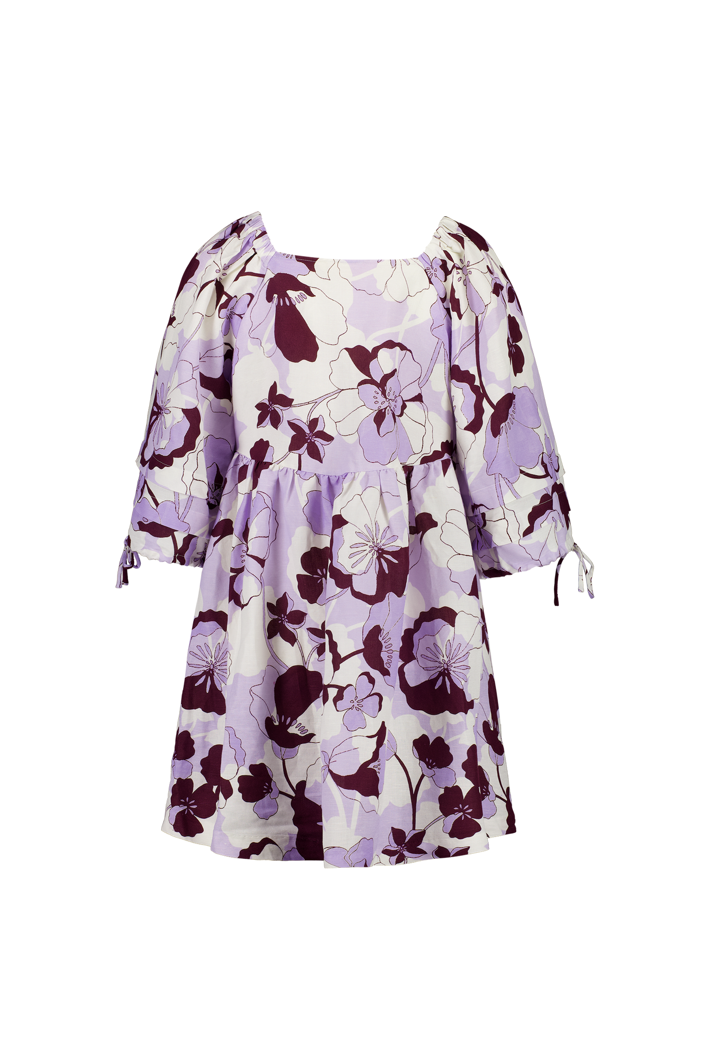 floral printed babydoll dress