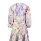 womens pastel lilac print mini dress