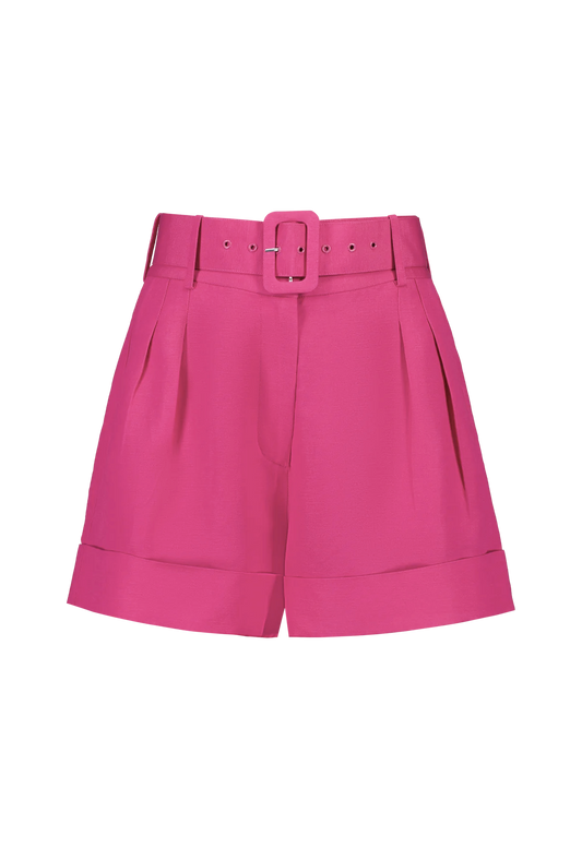 CHLOE TAILORED SHORTS - PINK