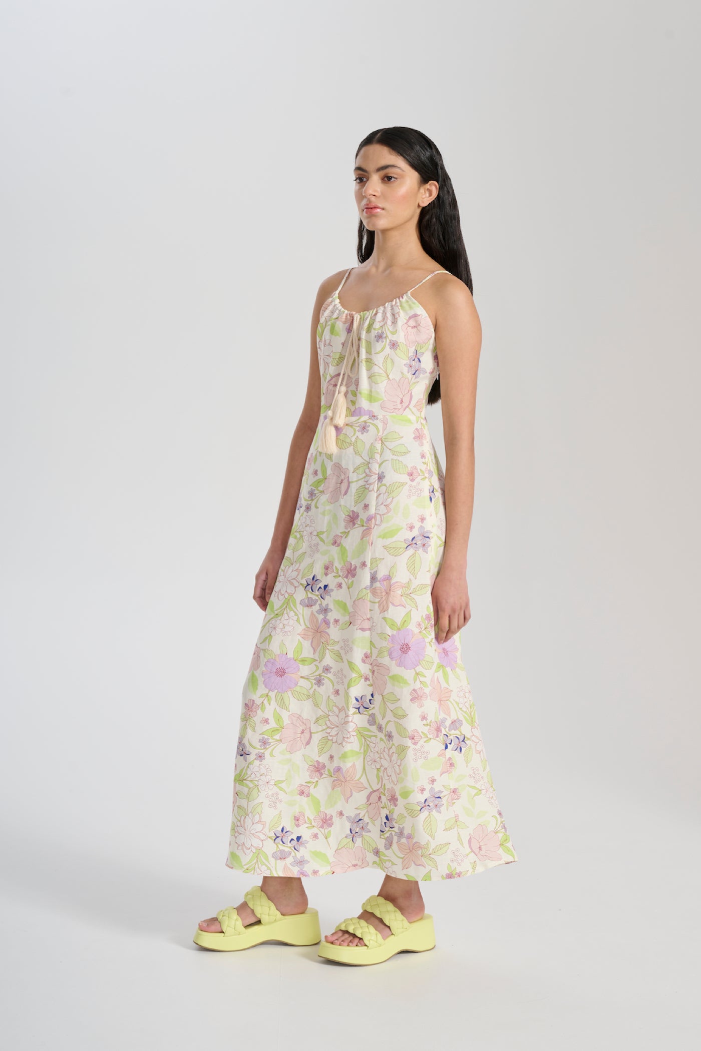 LILY MIDI SLIP DRESS