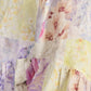 pastel patchwork printed linen dress