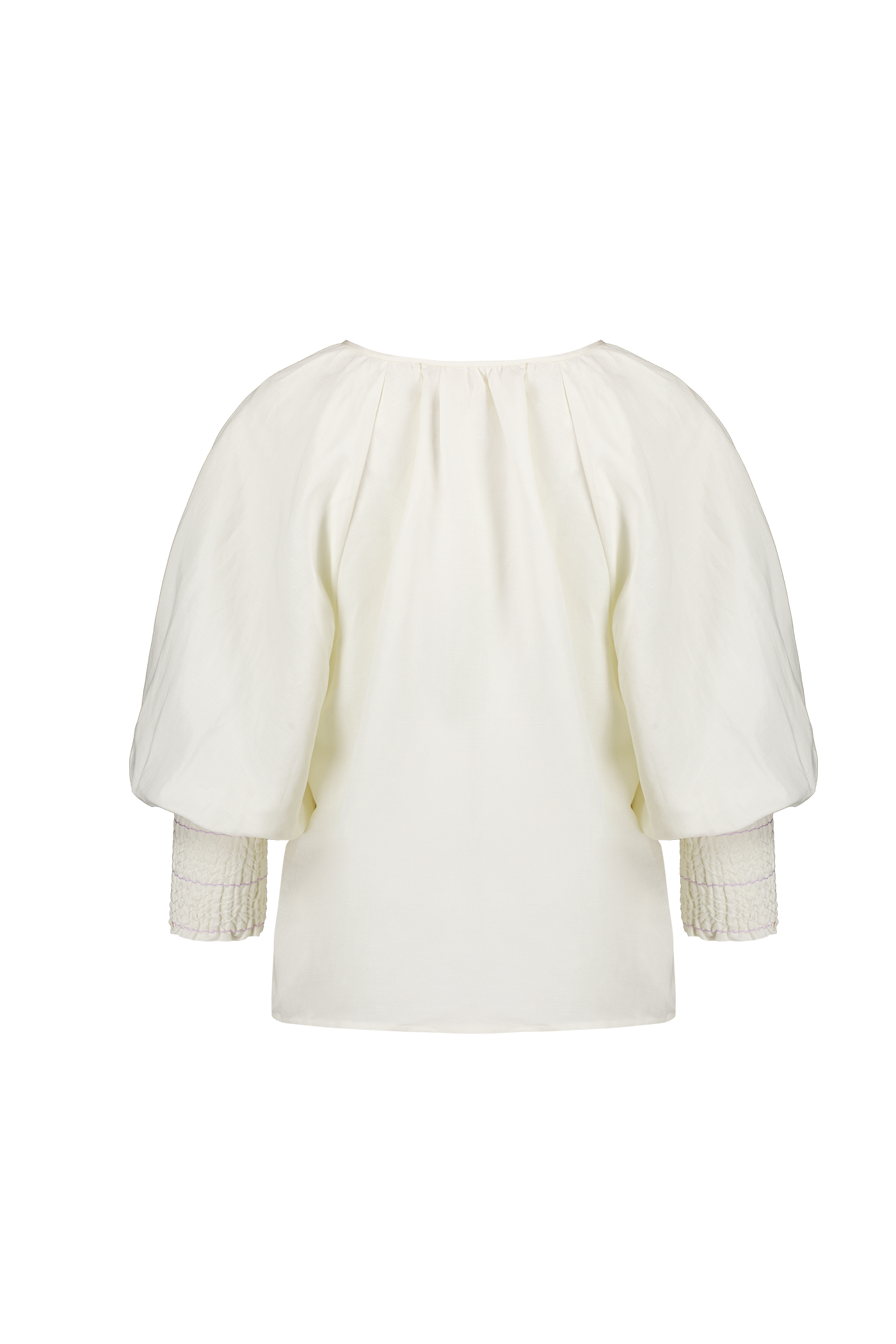 womens relaxed blouse white linen