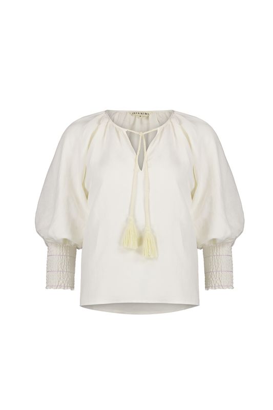 womens white linen cotton top