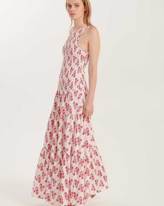 Lilly Floral Linen Dress