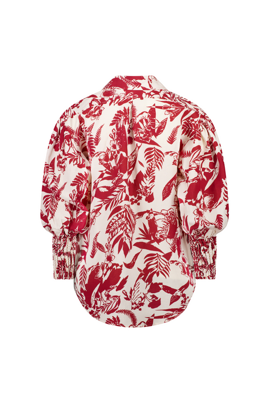womens matching shirt red