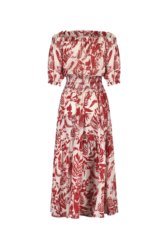 womens maxi dress tropical print