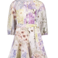 womens patchwork printed long sleeve dress