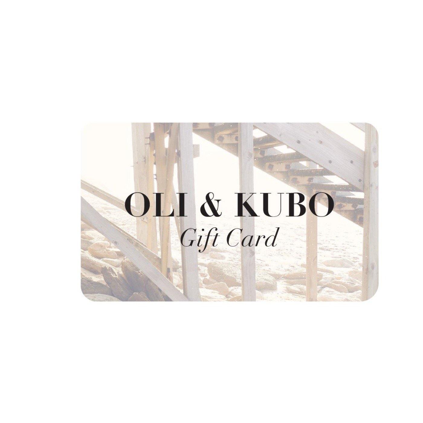 OLI & KUBO Gift Card