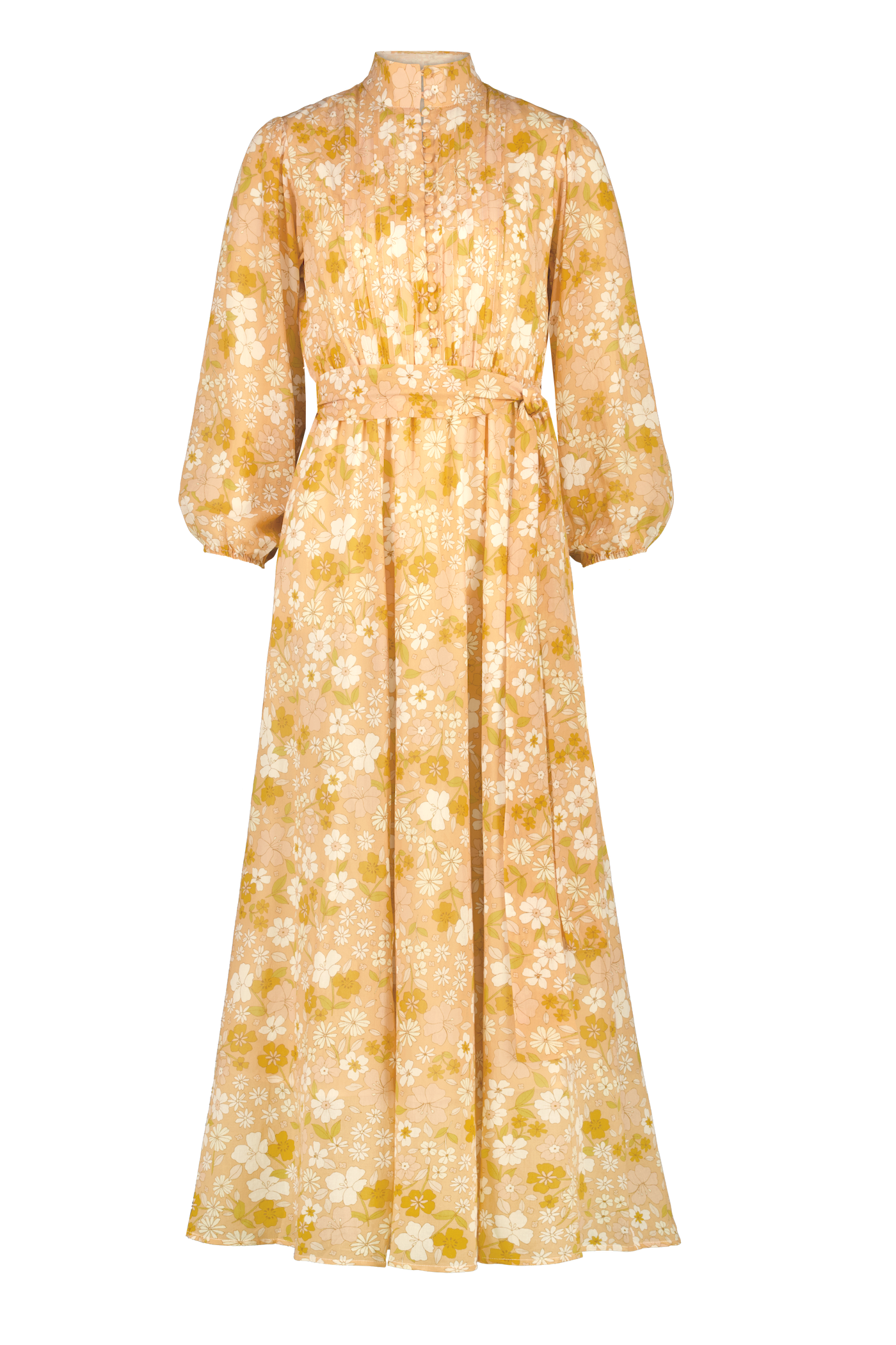 womens maxi dress printed floral orange