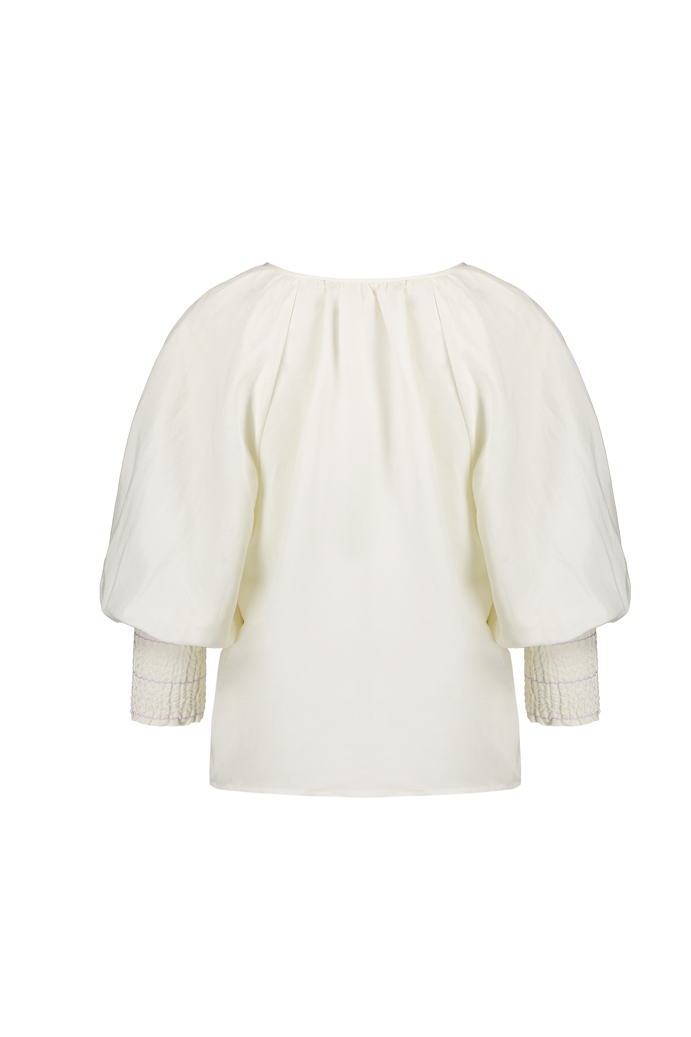 womens relaxed blouse white linen 