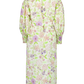pastel printed midi shirt dress