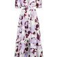 womens lilac printed dress